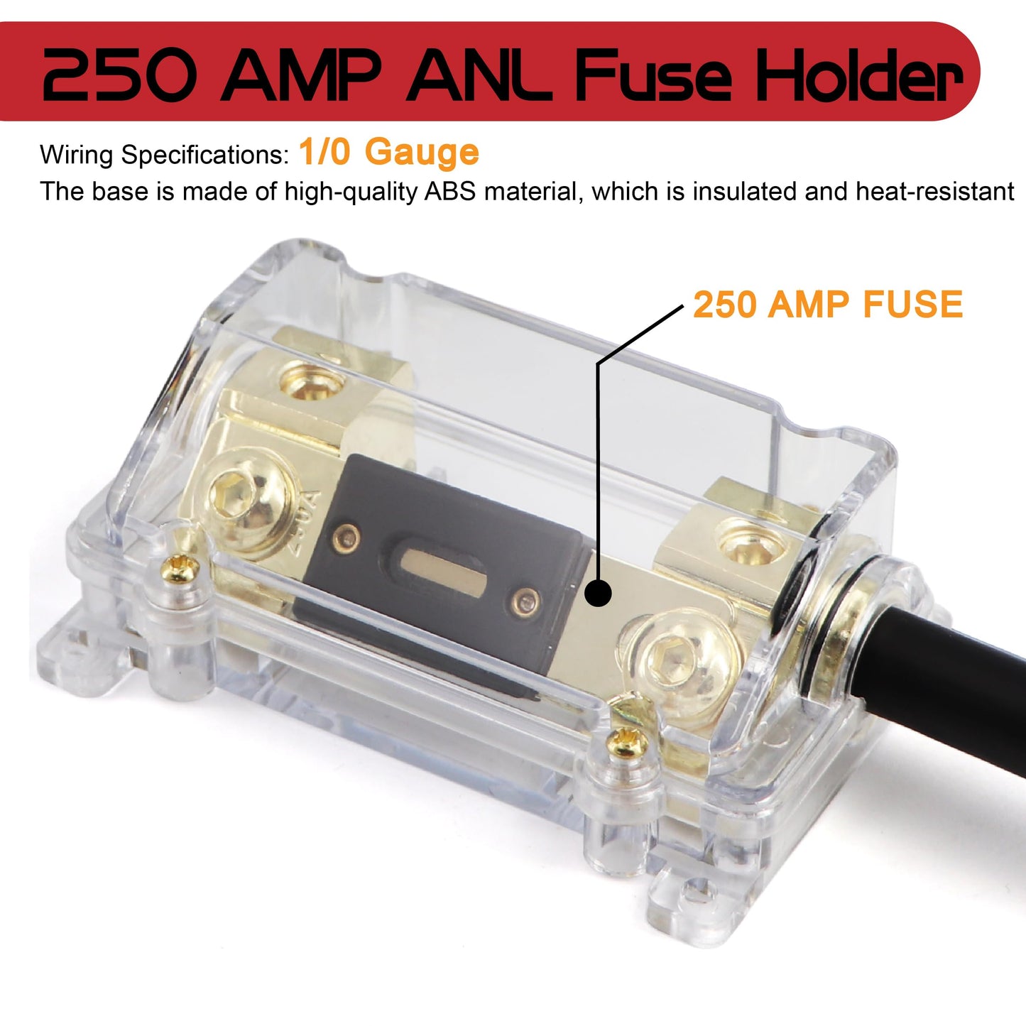 0 Gauge OFC AMP Wiring Kit 3000 Watt Car Subwoofer Wire Install kit for Amplifier Power,Radio and Speakers