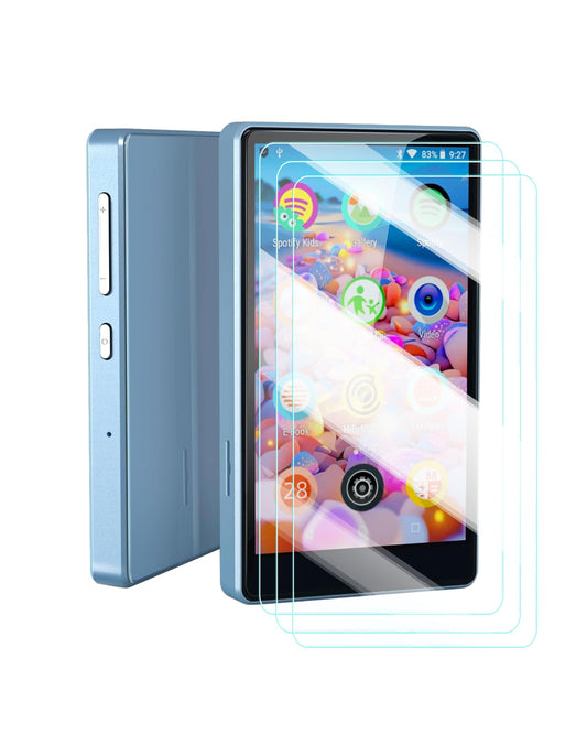 UYRUREL Screen Protector for Luoran M4S Kids MP3 Player 4.0” IPS Bluetooth MP3 Music Player, High-definition Scratch Resistant Film,HD Clear, Bubble Free with Easy Installation Kit, 3 Pack.