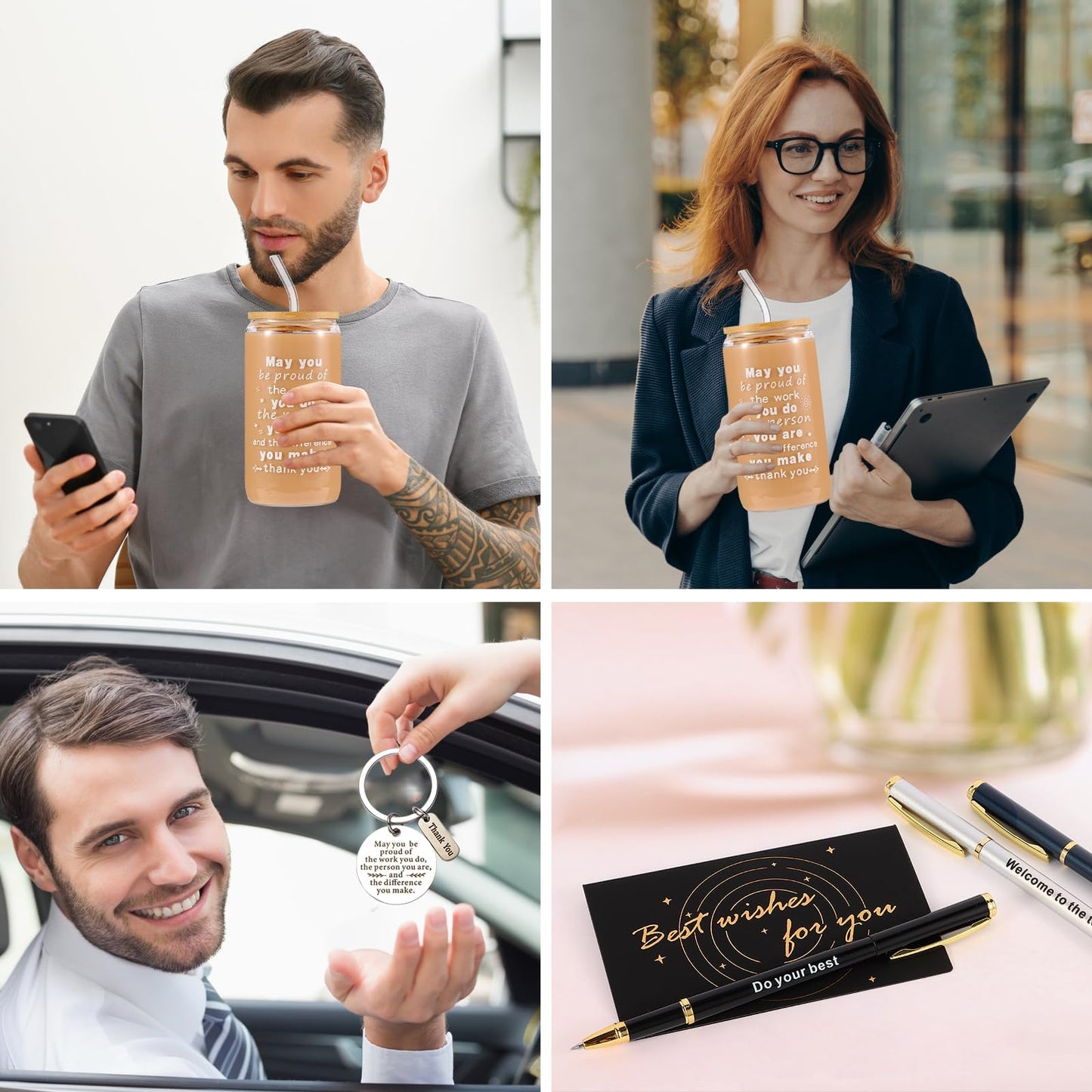 SAIWEILAI ONLINE 10 Pieces New Employee Gifts Set Welcome to The Best Team Ever Gifts Bulk New Hire Gift for Colleague