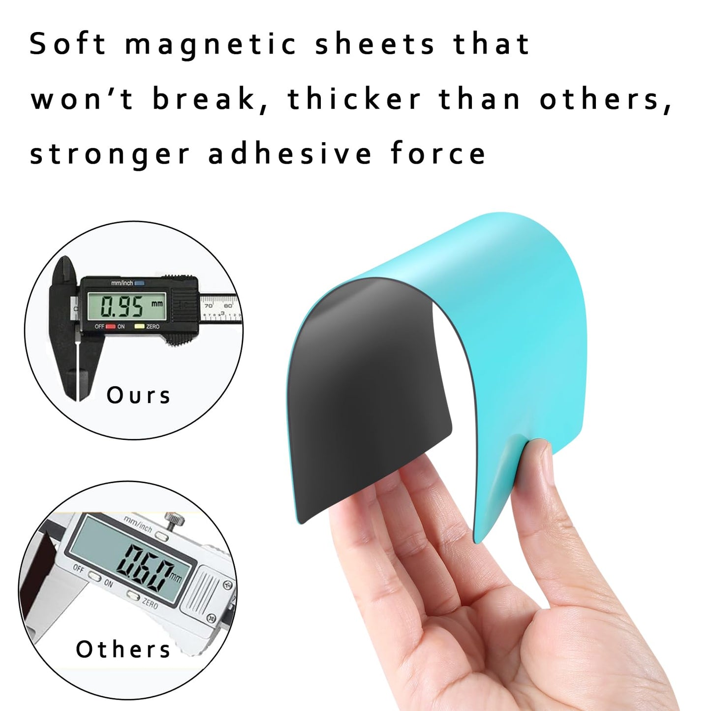 MUQING 24 Pcs Magnetic Sheets and Storage Bags for Stamps and Dies Storage with Binder, 12 Pcs Magnet Sheets and 12 Pocket EVA Bag, Scrapbooking & Stamping Supplies and Card Making (Strong Magnetism)