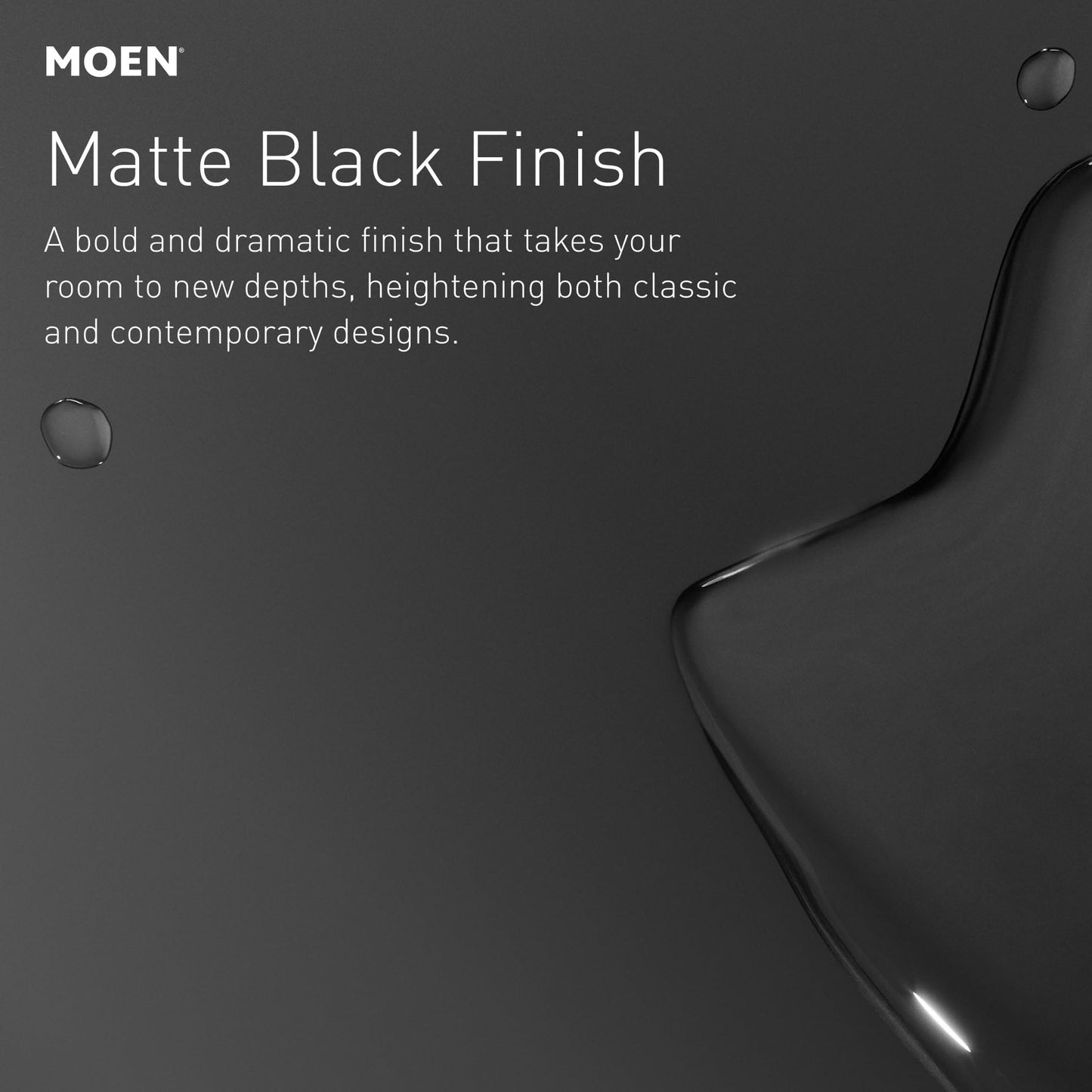 Moen Haelyn Matte Black Kitchen Faucet Featuring Pulldown Sprayer with Power Boost for a Faster Clean, Modern Kitchen Faucet, Single-Handle Easy Installation, 87627BL