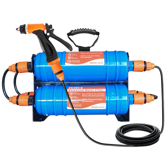 FS-TFC Spotless Car Wash System with 30FT Hose and Wash Gun, Deionized Water System, Spot Free, Works for All Vehicles, RV, Motorcycles, Windows, Boats, Planes and More