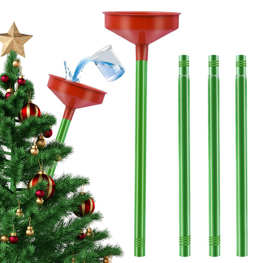 47inch Christmas Tree Watering Funnel Christmas Tree Watering System with Large Stainless Steel Tubes Xmas Tree Watering Device Easy Assembly Plant Watering Tool for Indoor Outdoor Xmas Tree