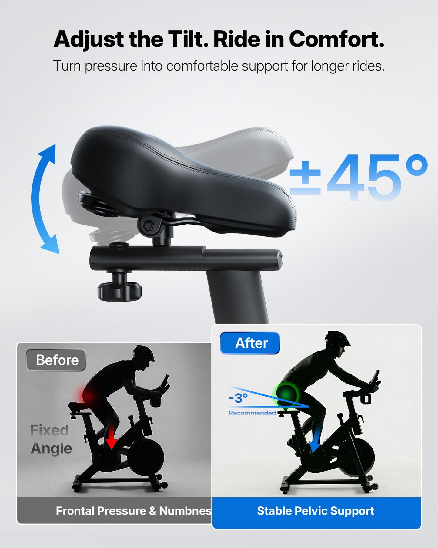 Merach Magnetic Exercise Bike, Low Noise Stationary Bike for Home with Comfortable Seat Cushion, Spin Bike with 330 lb Weight Capacity, Exclusive App, Tablet Mount and Fitness Courses
