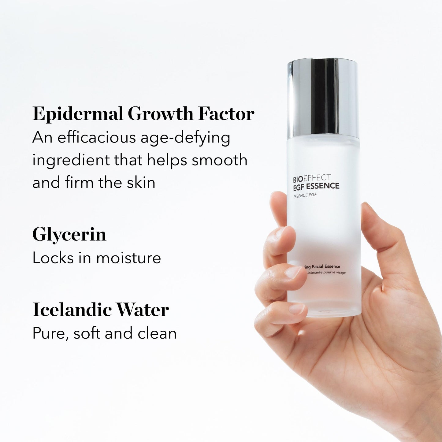 BIOEFFECT EGF Essence Toner Facial Skin Care, Hydrating Icelandic Beauty Water to Prime Skin with Minerals, Glycerin and Plant Based Growth Factor Proven to Deliver Anti-Aging Results