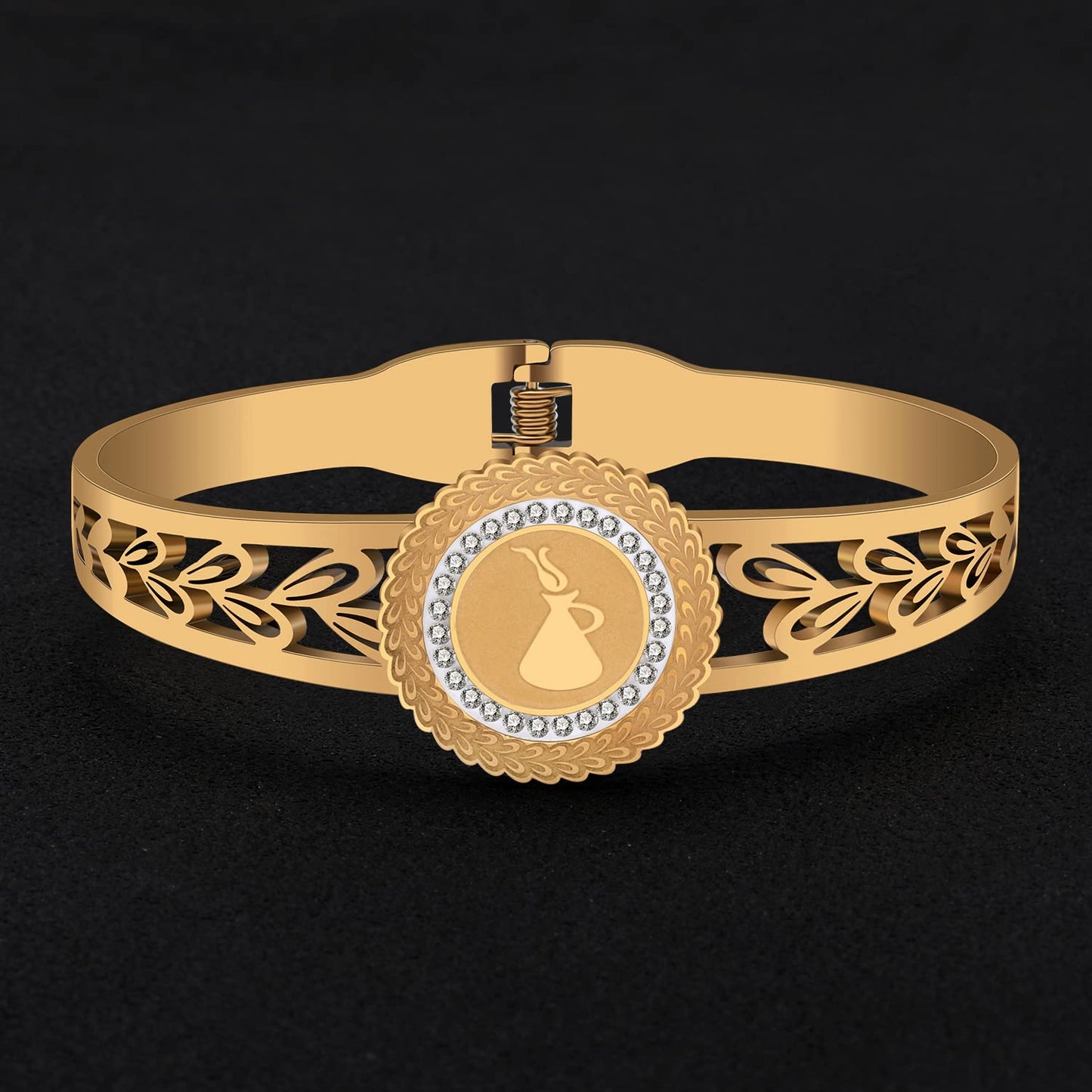 YAYAKO Stainless Steel Constellation Bracelets Bangle Zodiac Gifts for Women Birthday Gifts (Aquarius 041)