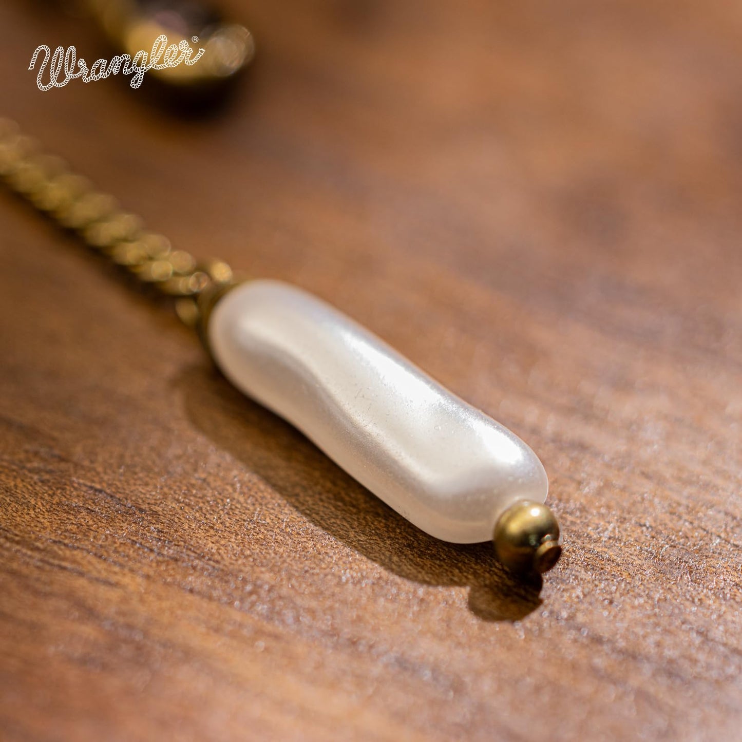 Montana West Wrangler Western Carved Floral Pendant Necklace for Women Vintage Teardrop Stone Country Cowgirl Trendy Jewelry AR-WNS-TPL-1117GPK