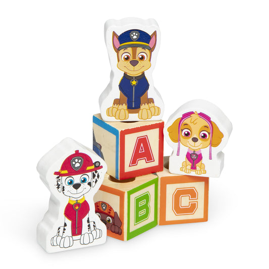 Melissa & Doug PAW Patrol Wooden ABC Block Truck (33 Pieces)