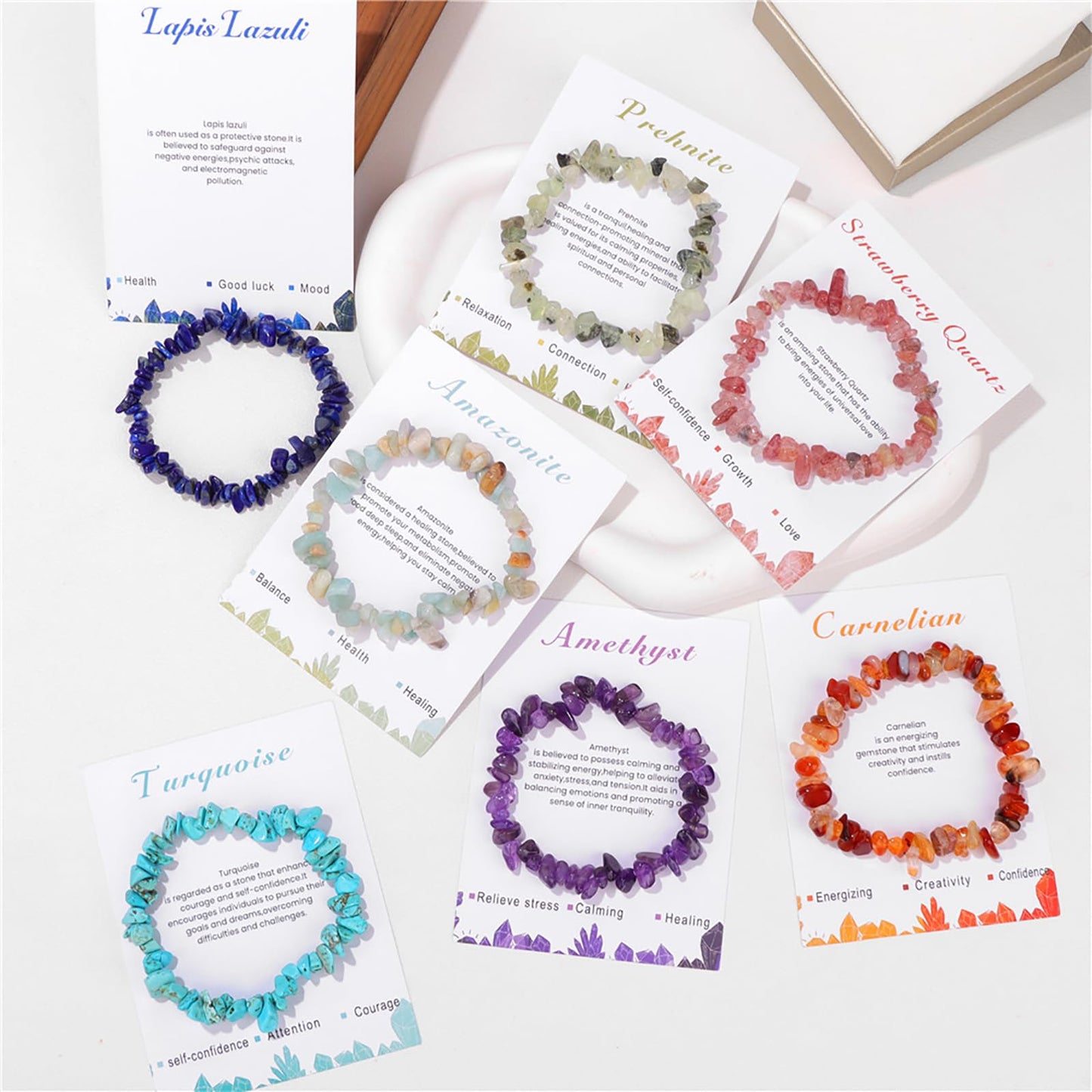 Garnet Bracelets for Women 8mm Raw Crystal Bracelet Healing Crystal Bracelet Gemstone Bracelet Natural Stone Bracelet Garnet Jewelry for Women Girls