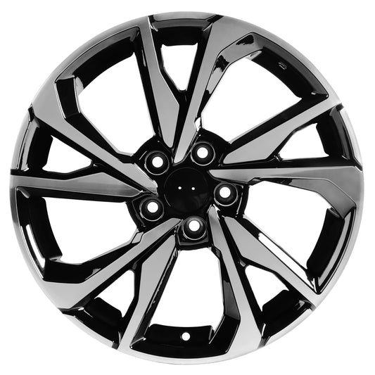 LUNEGUE 18Inch 18"x8" Single Wheel Rim Fits For Honda Civic 2017 2018 2019 2020 2021, OE Direct Replacement Rim 42700TBFA91