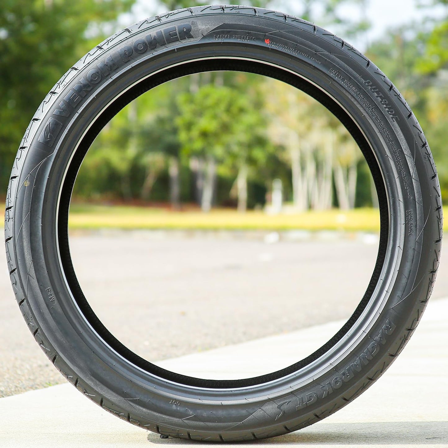 Venom Power Ragnarok GTS All-Season Truck/SUV Performance Radial Tire-285/45R22 285/45/22 285/45-22 114V Load Range XL 4-Ply BSW Black Side Wall UTQG 420AA