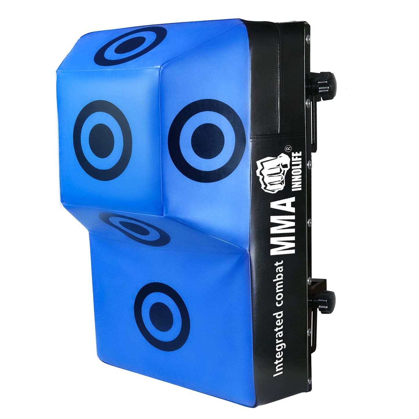 INNOLIFE Wall Mount Uppercut Heavy Bag Boxing MMA Training Punching Target (27.5x15.8x11.8 inches Blue)