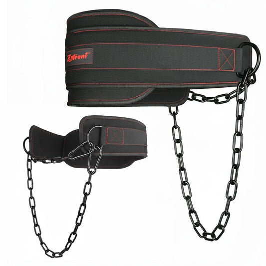 Weightlifting Dip Belt with Chain, Heavy Duty 550-650 lbs Capacity, for Dips and Pull-ups