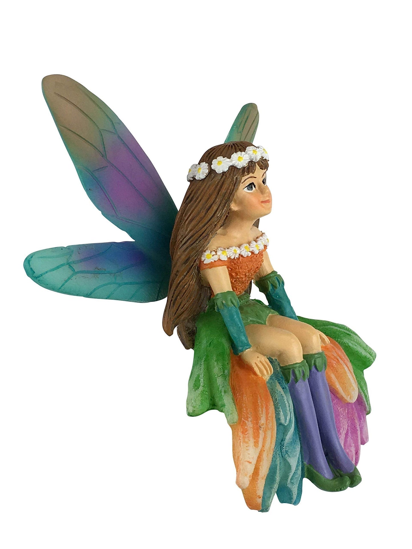 GlitZGlam Daisy The Gorgeous Miniature Fairy for Your Fairy Garden/Miniature Garden