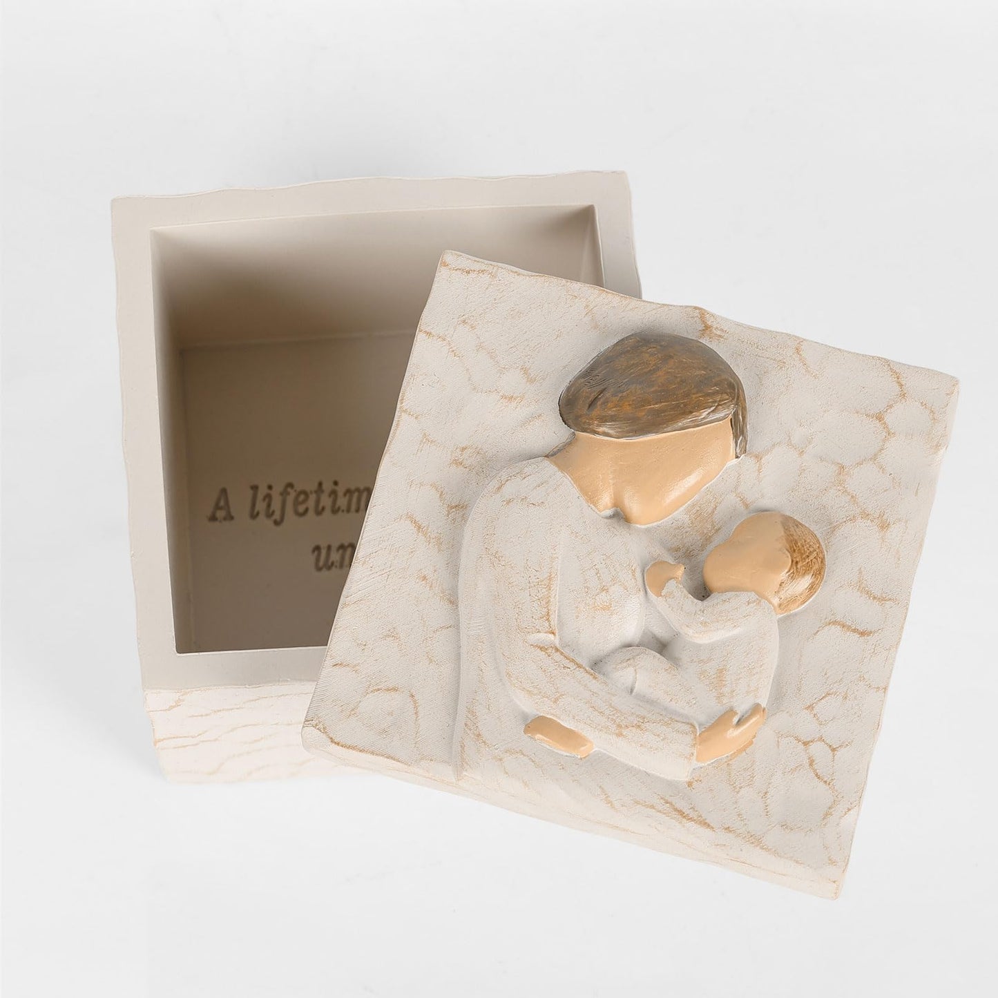 QIANLING New Grandma Gifts Keepsake Box - First Time Grandma Gifts, Mother’s Day Gift for Grandma, Birthday Gifts for Grandmother, Jewelry & Small Treasures Decorative Keepsake Box