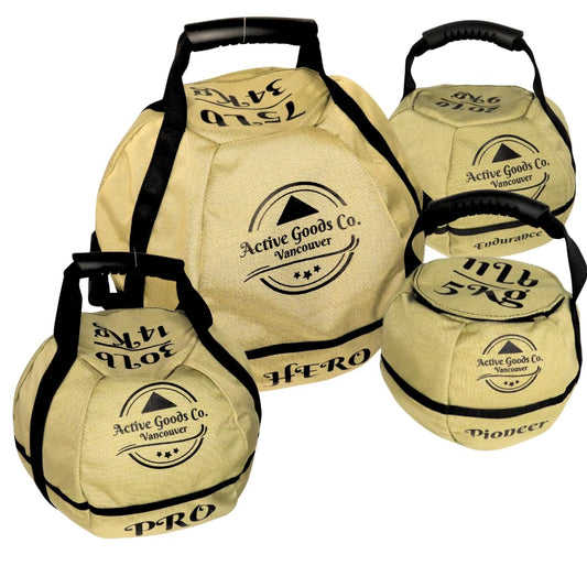 ActiveGoodsCo. Kettlebell Sandbag for fitness workout, different sizes 11Lb to 75lb. Visit to see the options… (May Vary, 1pack 20lb no weight)