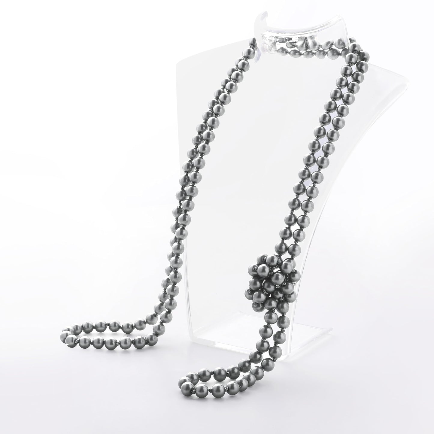 BABEYOND Long Pearl Necklace Faux Pearls Necklace Set 1920s Gatsby Costume Jewelry