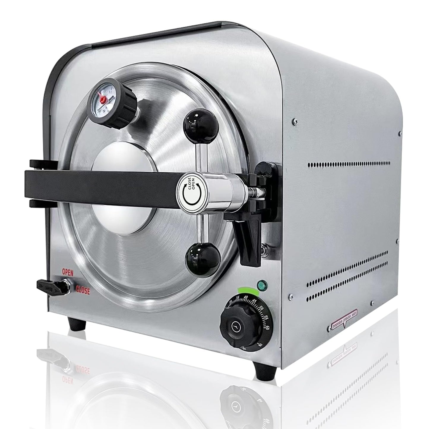 DEVALLEY 14L Autoclave Sterilizers Lab Autoclave Machine,110V 900W Sterilizer Autoclave for Tools,Stainless Steel Steam Sterilizer,High Temperature Sterilizer Machine for Esthetician