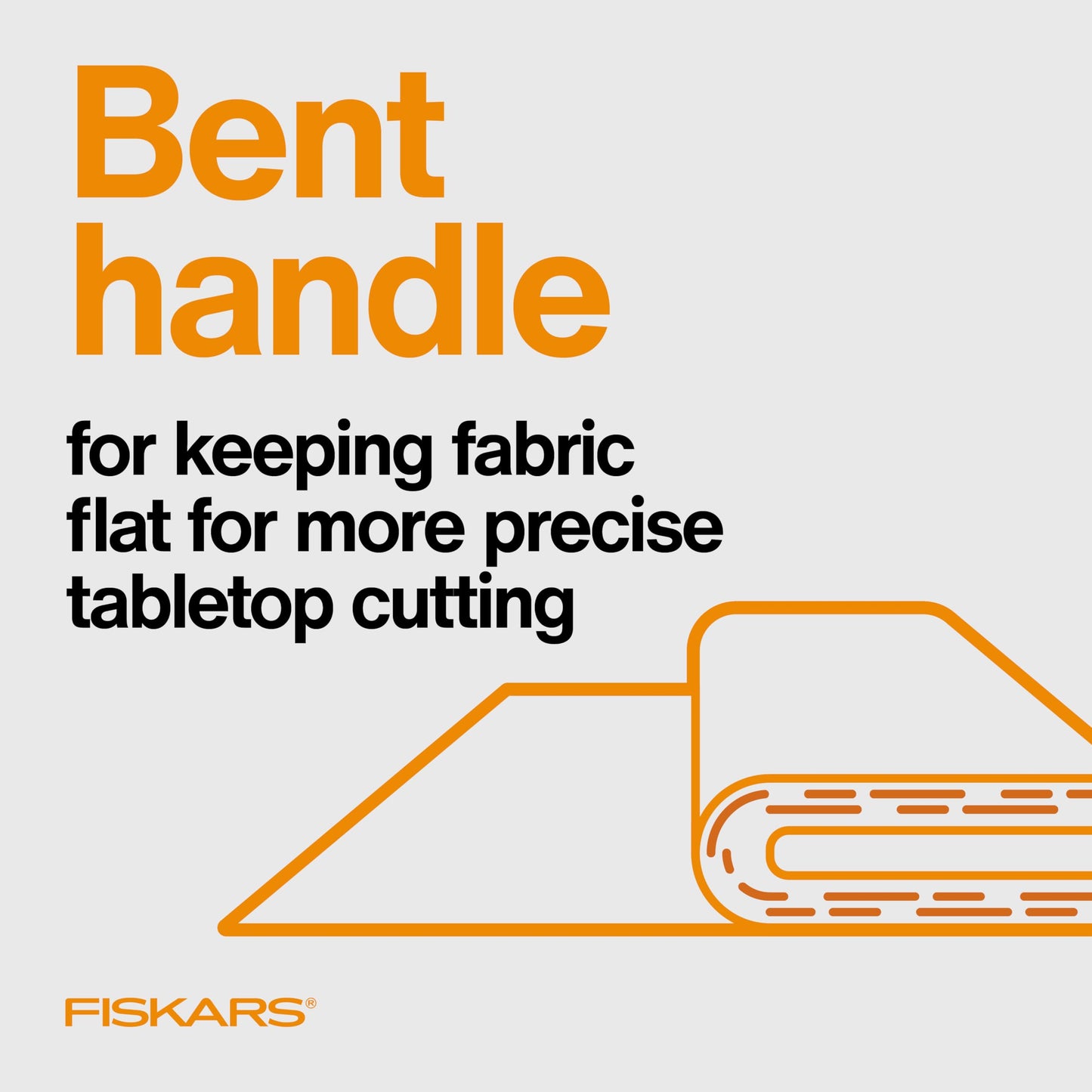 Fiskars Easy Action Scissors, No. 8, Spring-Assisted & SoftGrip Bent Handle Reduces Hand Fatigue, Precision Stainless Steel Blades for Clean Tabletop Cutting, Ambidextrous Design, Stainless Steel