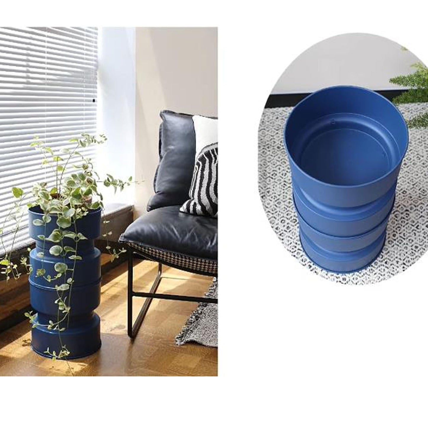 HYgloF end Tables Small Side Table Plant Stand Indoor, Metal Plant Stand Table for Flower Pots, Coffee Table Plant Holder, Modern Home Decor Small Round Side End Table Snack Table Coffee Table