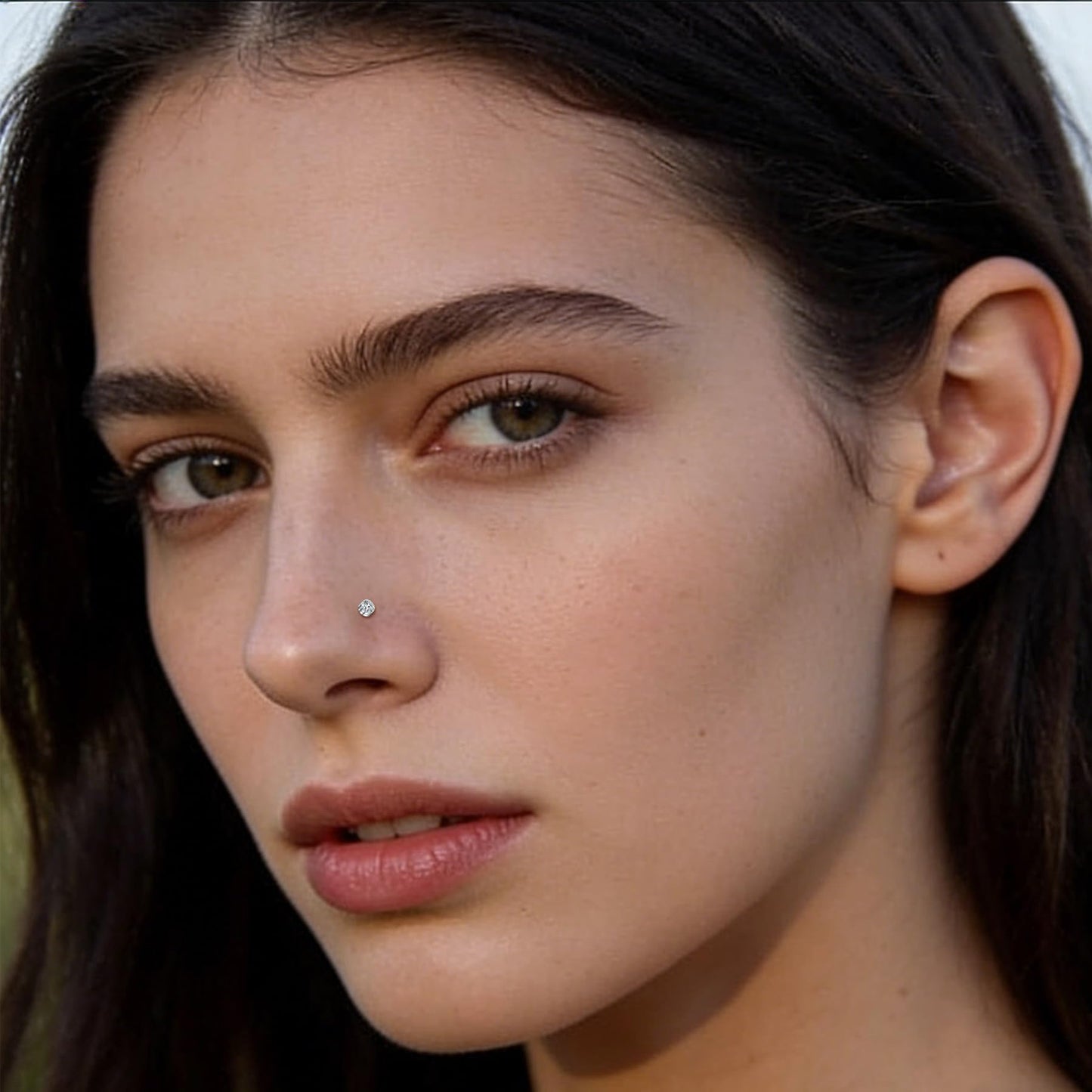 JFORYOU FORYOU Fake Nose Ring Fake Nose Piercing Fake Nose Rings for Women Fake Nose Ring Hoop Faux Nose Piercing Clip on No Pierced Non Piercing Faux Body Piercing Jewelry for Women Men