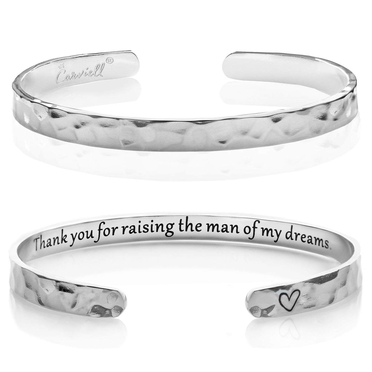 Carviell Bracelet, Mother in Law Wedding Gifts, Thank You for Raising the Man of My Dreams, Mother of the Groom Gifts, Mother-in-Law Birthday Gift