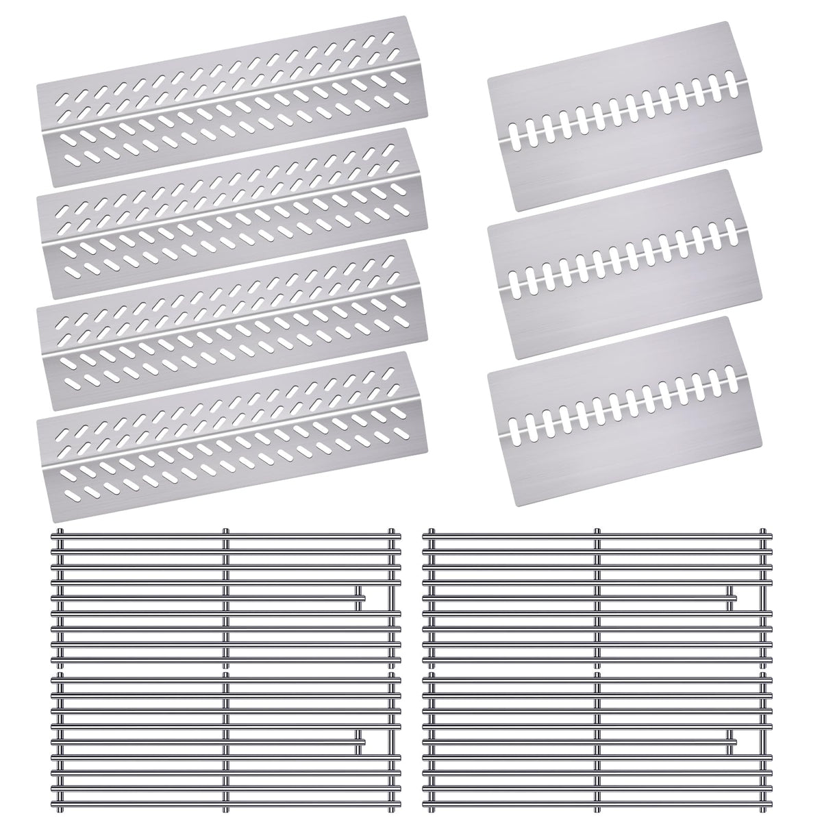 Cozilar 16GA Grill Heat Plates 9MM 16517 Grill Grates for 16631 16520 Bull Grill Replacement Parts, BBQ Bull Angus 4 Burner 47628 47629, Bull Outlaw 26038 26039, Steer Premium 69008, Lonestar 87049