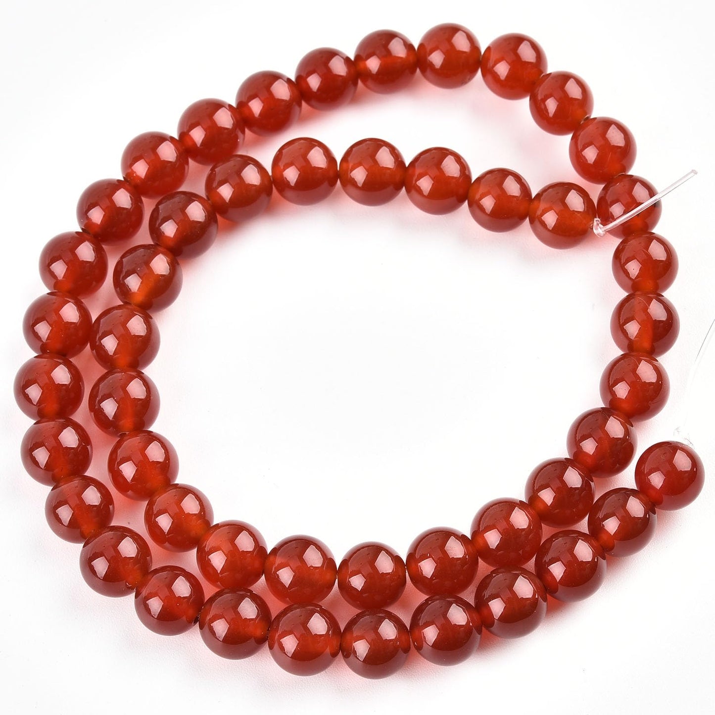 10mm Carnelian Beads Round Gemstone Loose Beads for Jewelry Making (36-38pcs/strand)