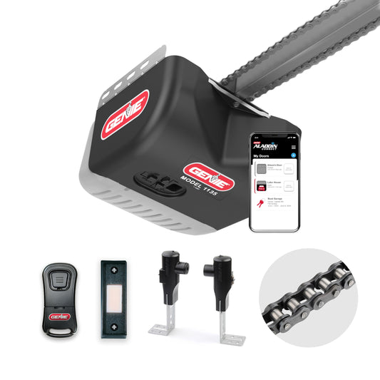 Genie Chain Drive 500 Garage Door Opener with WiFi - Model 1135VM