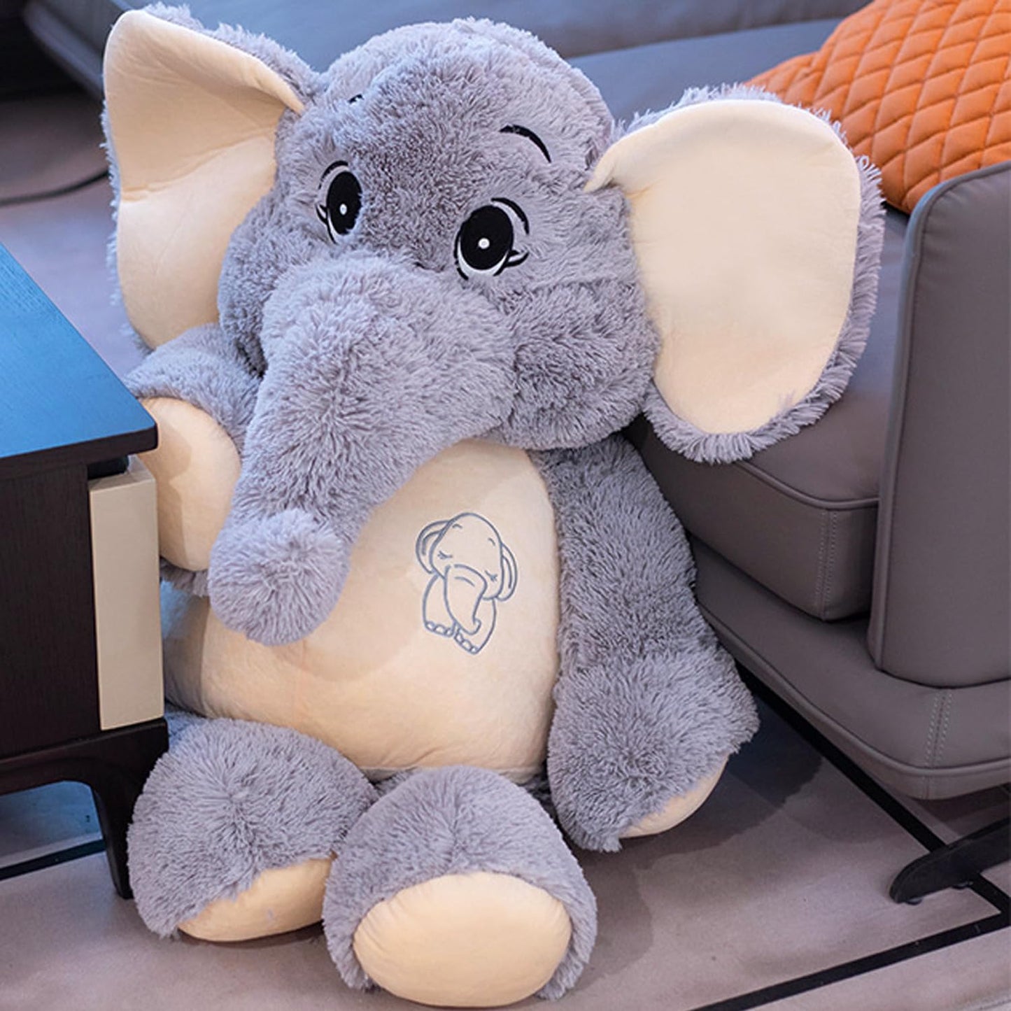 GailiMaiYa Elephant Stuffed Animal Big 15'', Soft Huggable Elephant Plush Toy, Perfect for Kids & Adults, Gift for Birthday, Mother's Day, Christmas