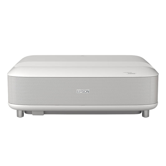 Epson Lifestudio Grand Ultra Short Throw Laser Projector 4K PRO-UHD, Sound by Bose Technology and Downloadable App, Built-In Google TV for Easy Streaming, Plus 3-Chip 3LCD Technology - White