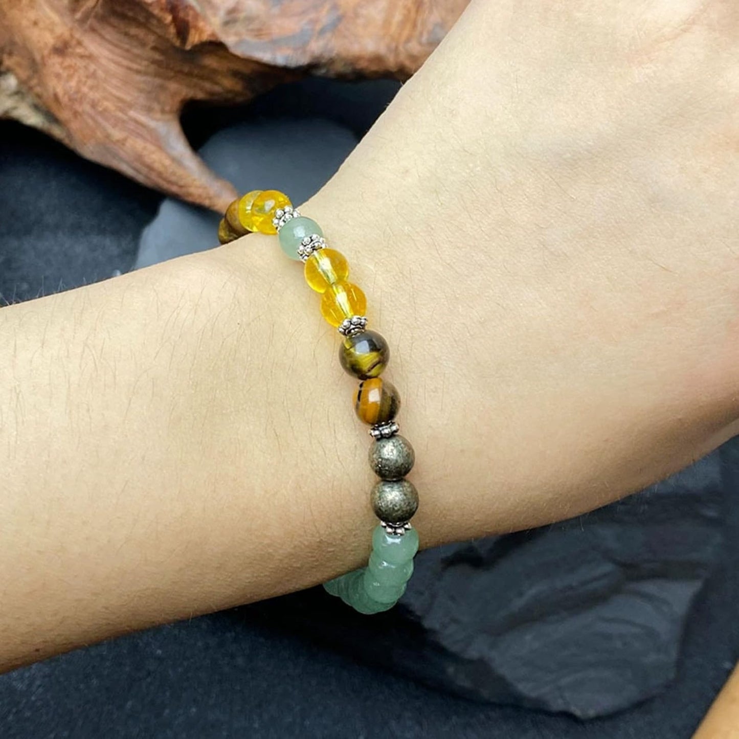 Long tiantian Crystal Money Bracelets for Women Wealth Attraction Green Jade Feng Shui Luck Bracelets Healing Protection Jewelry Spiritual Friend Birthday Jewelry Gifts