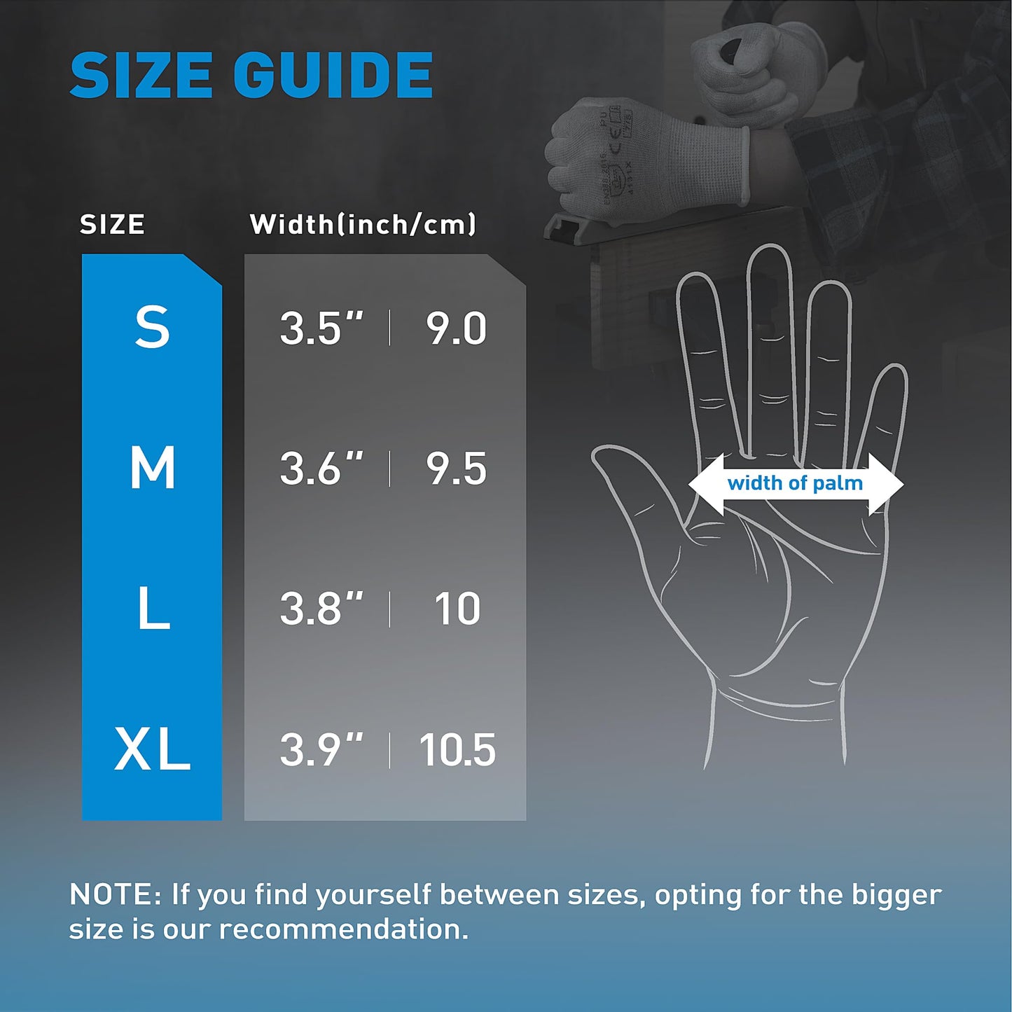 S SATC 12 Pairs Safety Work Gloves with grip, 13 Gauge Seamless Knit Gloves with Polyurethane Coated on Palm, Ideal for Automotive, Gardening, Mechanics, Small