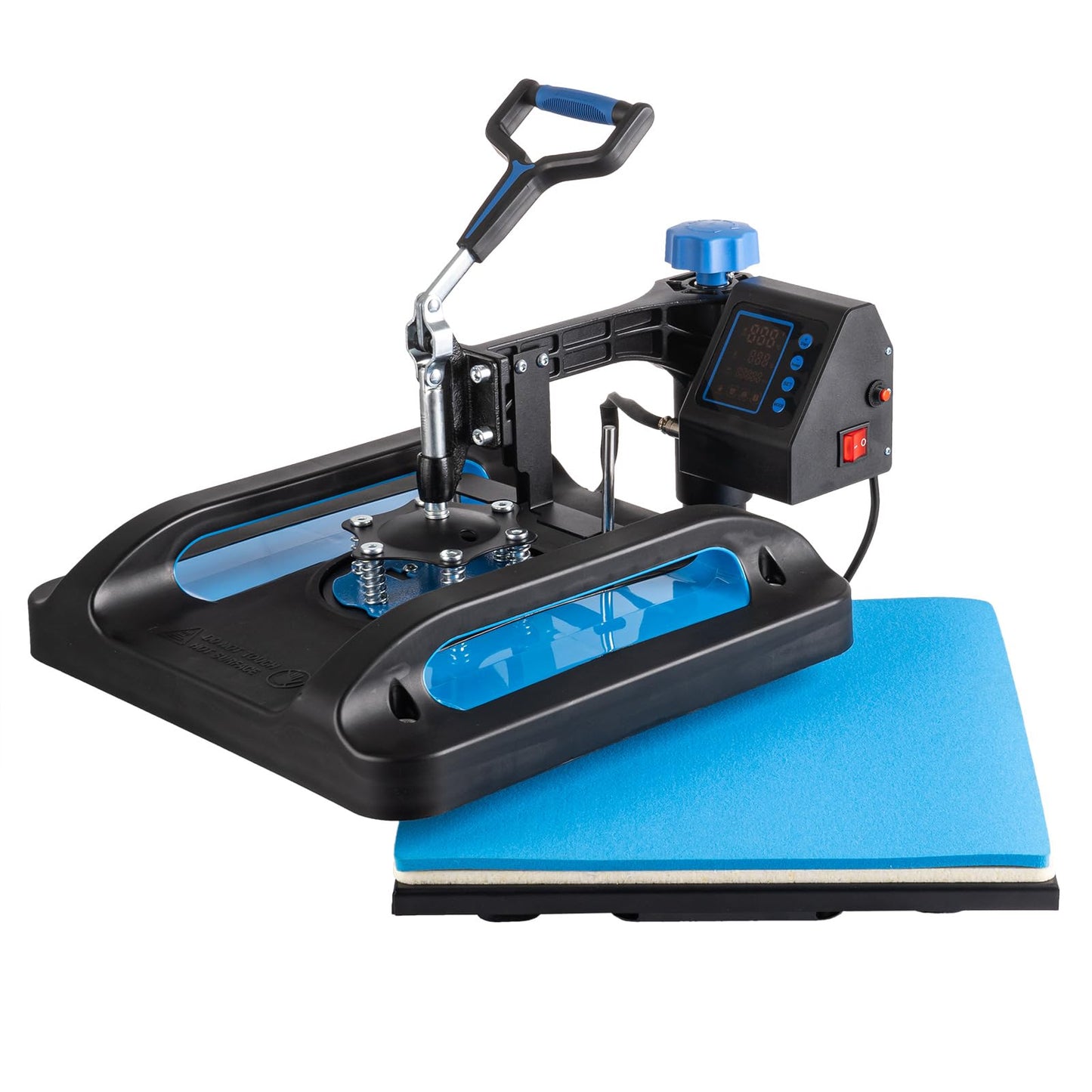 Leomru 5 in 1 Heat Press Machine, Heat Press 15x15, Multifunction T Shirt Press Machine, 360-Degree Swing Away Sublimation Heat Press Machine for T-Shirt Mugs Hat Cap Slide Out
