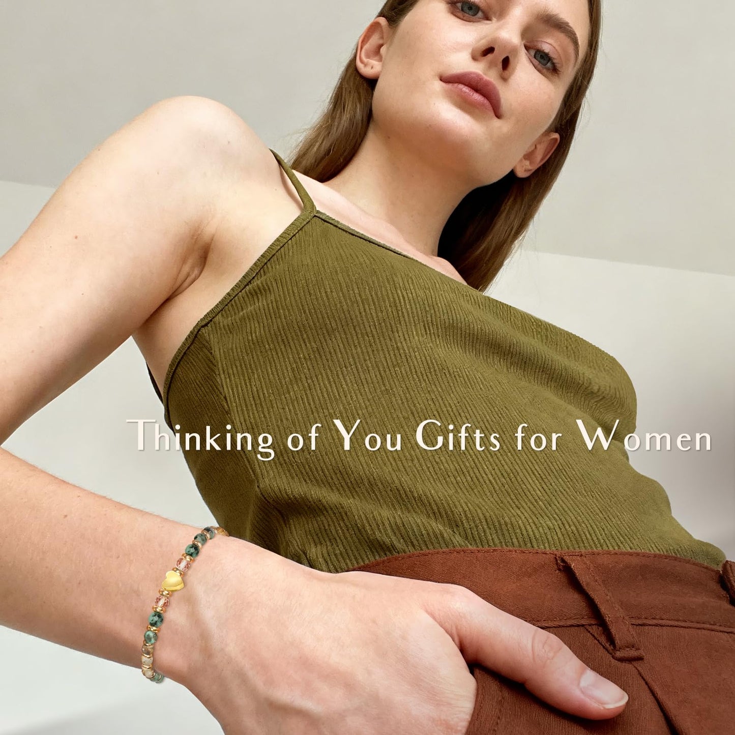 ZOKCC Mothers Day Bracelet Gifts for Mom: Healing Natural Stone Beads Bracelets Thinking of you Get Well Gift for Mother - Inspirational Birthday Christmas Gifts for Mom Mama