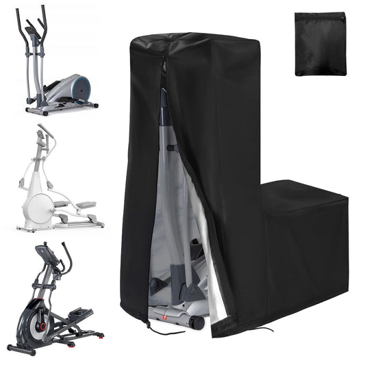 COSHNIBI Elliptical Cover, Waterproof & Dustproof Elliptical Exercise Machine Cover for Indoor and Outdoor,81''L x 33''W x 72''H-Black