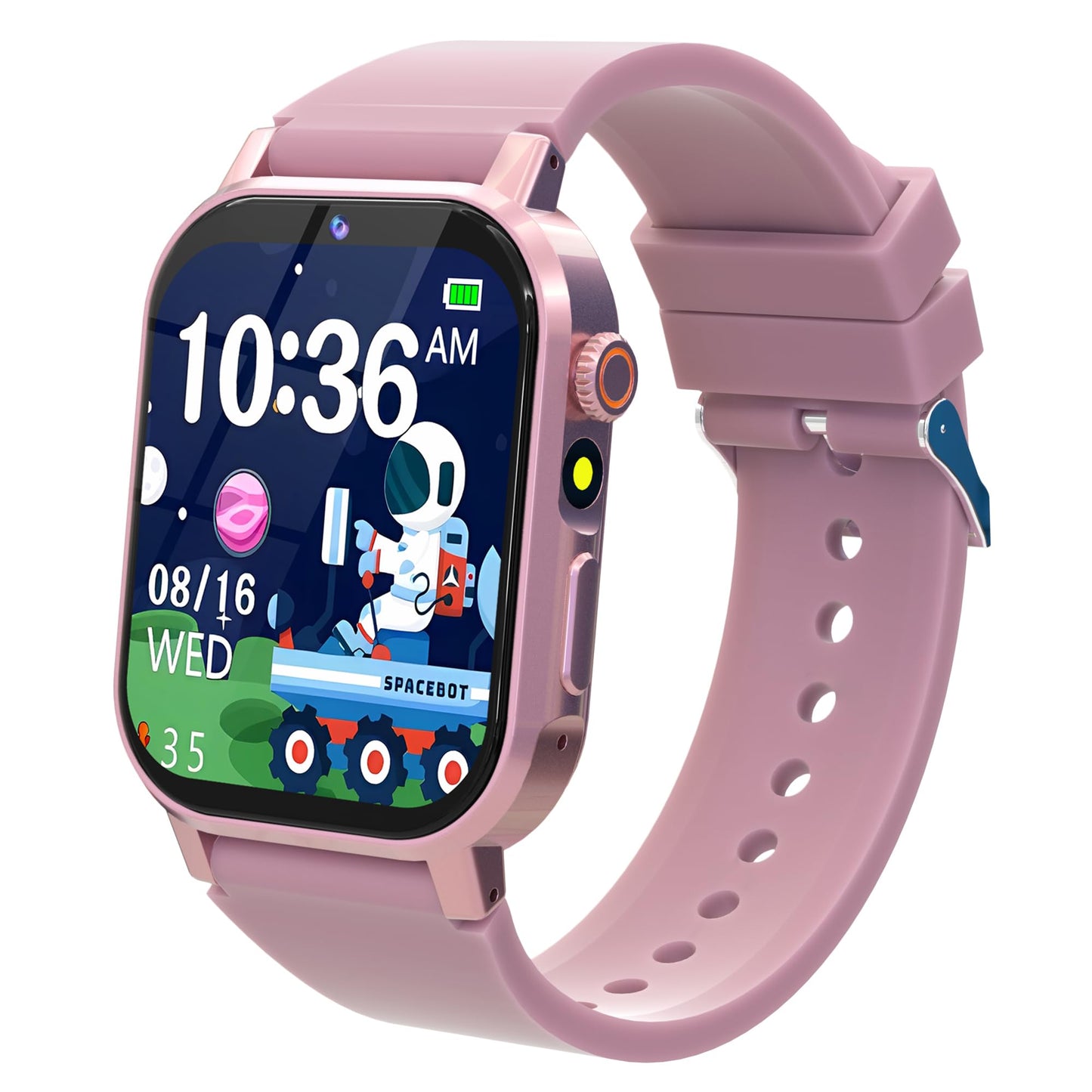 Kids Smart Watches Girls Gift Age 3-12, Kids Watch with 32 Games HD Touchscreen Camera Video Music Audiobook Pedometer Flashlight 12/24 hr Educational Toys Birthday Gift for Girls Ages 5 6 7 8 9 10