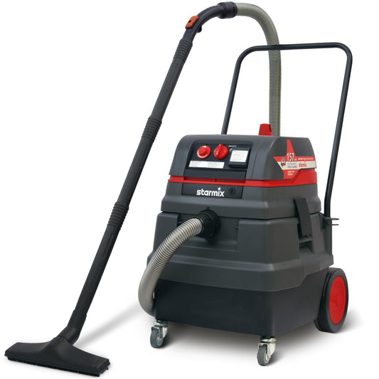 Starmix 1650 Powerhouse XL 13.2 Gallons/50 L, High Performance Multi-Use Portable Dust Extractor - Wet/Dry - Auto Self-Clean Filter System - HEPA Certified, 103761