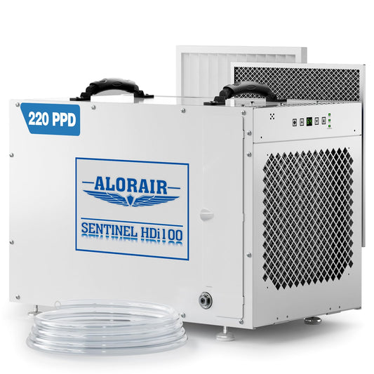 ALORAIR Sentinel HDi100 Commercial Dehumidifier with Pump, 220 Pints Whole Homes Dehumidifier for Crawl Spaces, Basements, up to 2,900 sq. ft. cETL