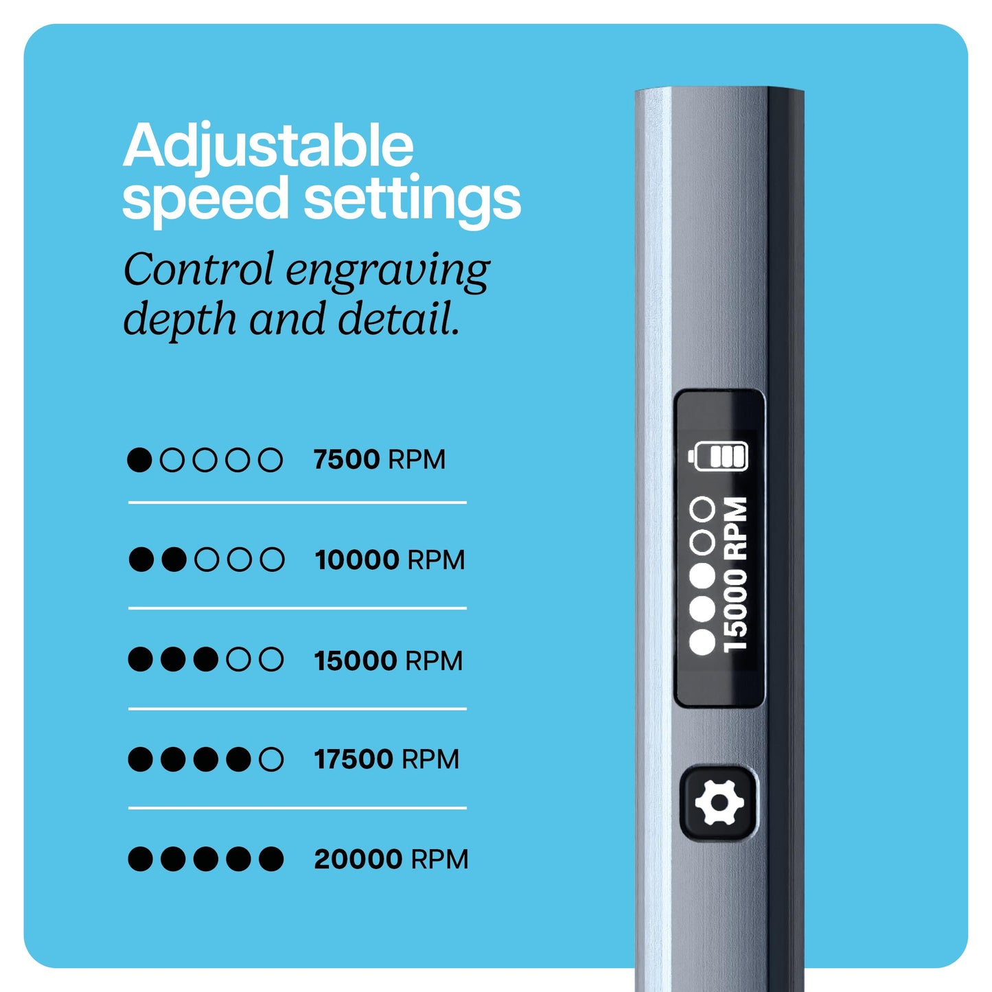EtchMate Engraving Pen for Metal, Wood, Glass, Plastic & All Materials - Cool Birthday Gift Ideas - Engraver Pen Tool - Teen Boy Gifts - Unique Gifts for Women, Teenage Girl - Craft Kits for Adults
