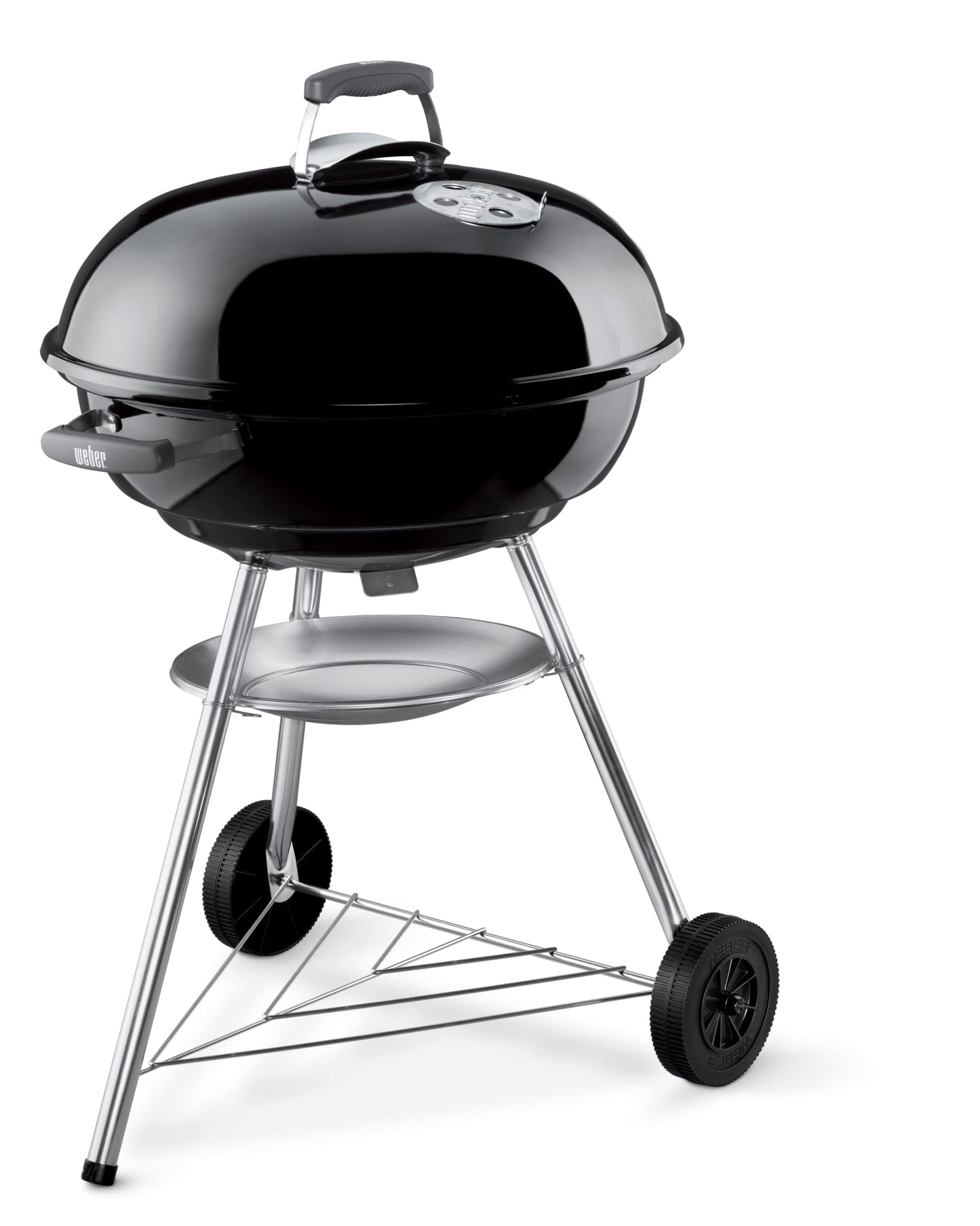 Weber Jumbo Joe Premium Charcoal Grill, 22‑Inch, Black – Portable Outdoor BBQ Grill with Durable Plated Steel Grates, Porcelain‑Enameled Bowl & Precision Airflow Control