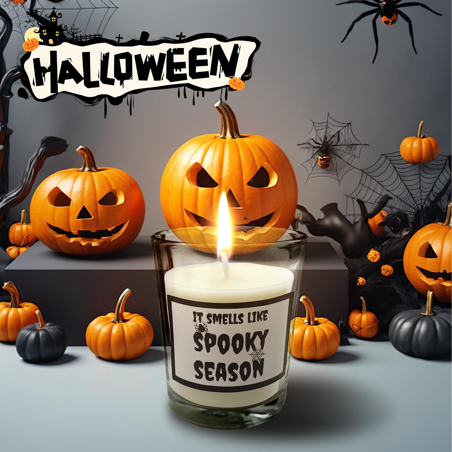 MHSMHL Boo Basket Stuffers for Women, Halloween Gifts for Women, Cute Halloween Boo Basket for Teens Girls Her Sister Friend Adults With Spooky Glass Cups