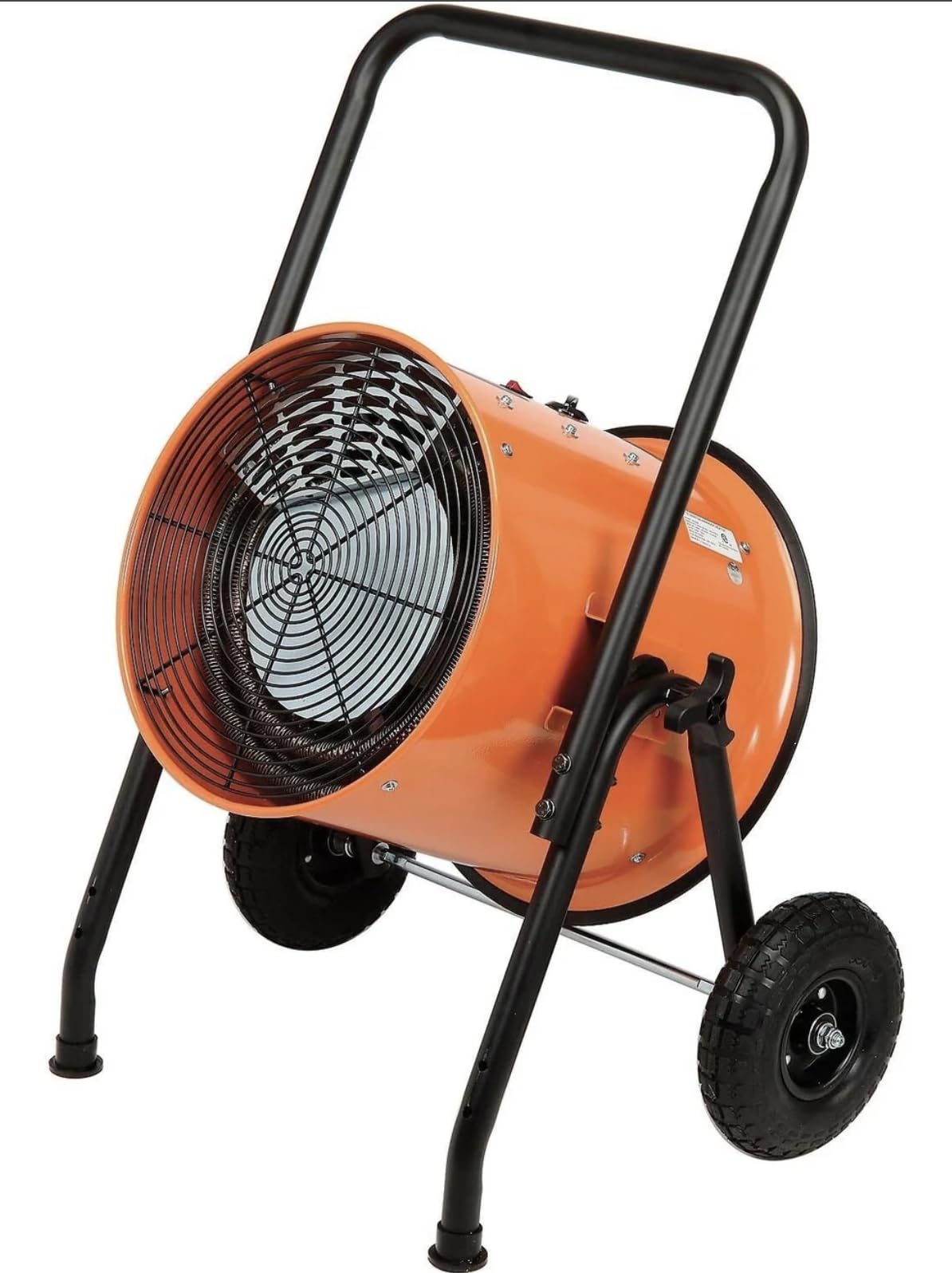 30kW Portable Electric Salamander Heater, 3 Phase – Industrial Heater for Construction, Warehouses, Garages (480V, 3 Phase)