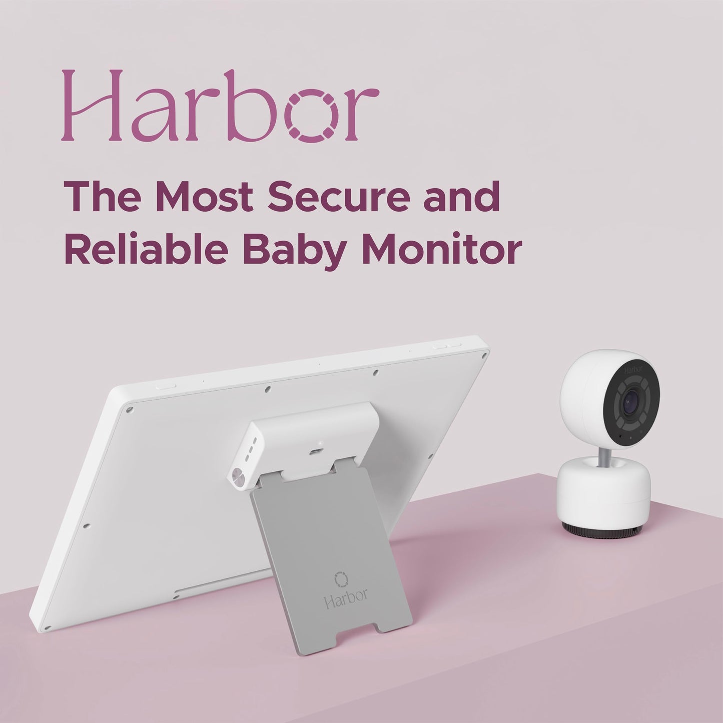 Harbor Smart Baby Monitor with 10” Tablet - The Most Reliable Way to Monitor Your Baby with or Without Internet - Private & Secure - Travel Friendly - Supports 2+ Cameras - Lifetime Membership