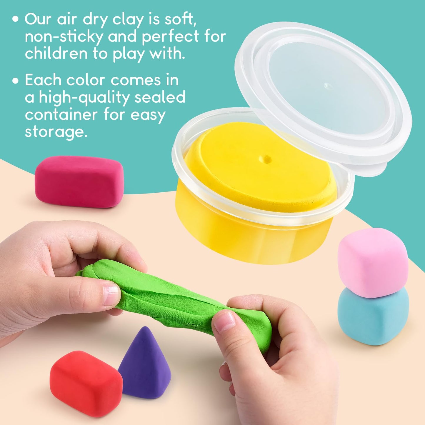 Drama Planet Craft Kits for Kids, Make Your Own Mini Desserts with Air Dry Clay, Create & Display Clay Creations, Art Activities, Great Gifts for Girls