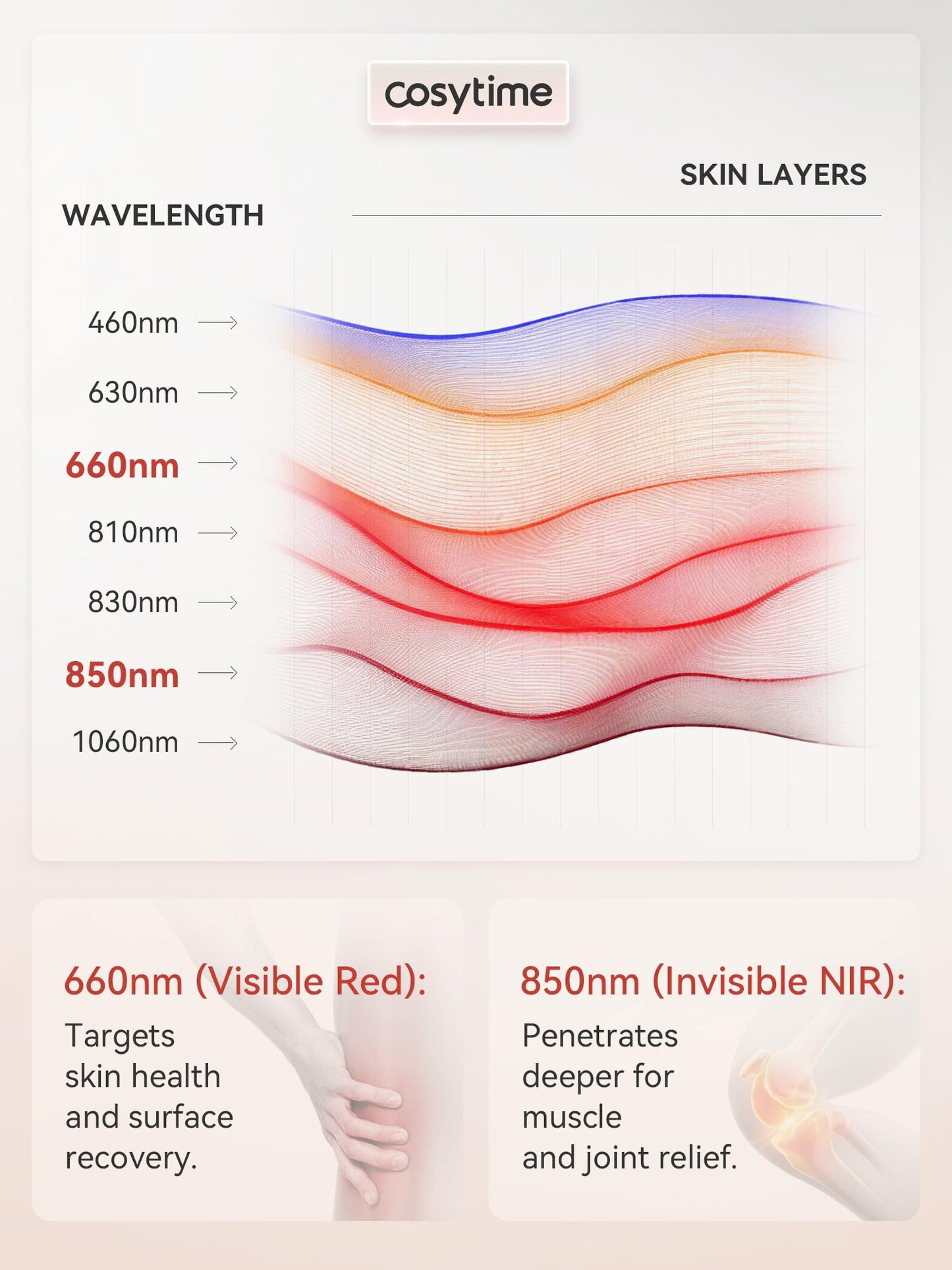 Cosytime 35" x 17" Red Light Therapy for Body - 660nm Red & 850nm Near Infrared NIR, Tri-Chip 1536 LEDs Therapy Mat, 100 mW/cm² High Irradiance