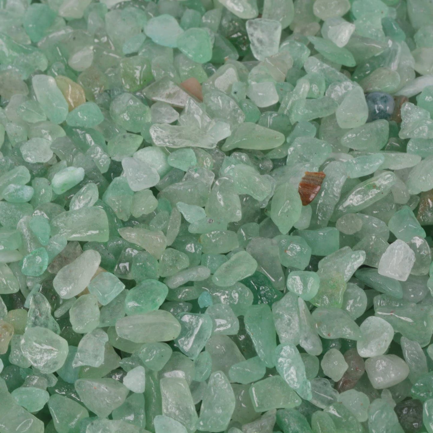 Natural Green Aventurine Polished Chips Crushed Tumbled Stone Crystal Healing Embellishments 100 grams