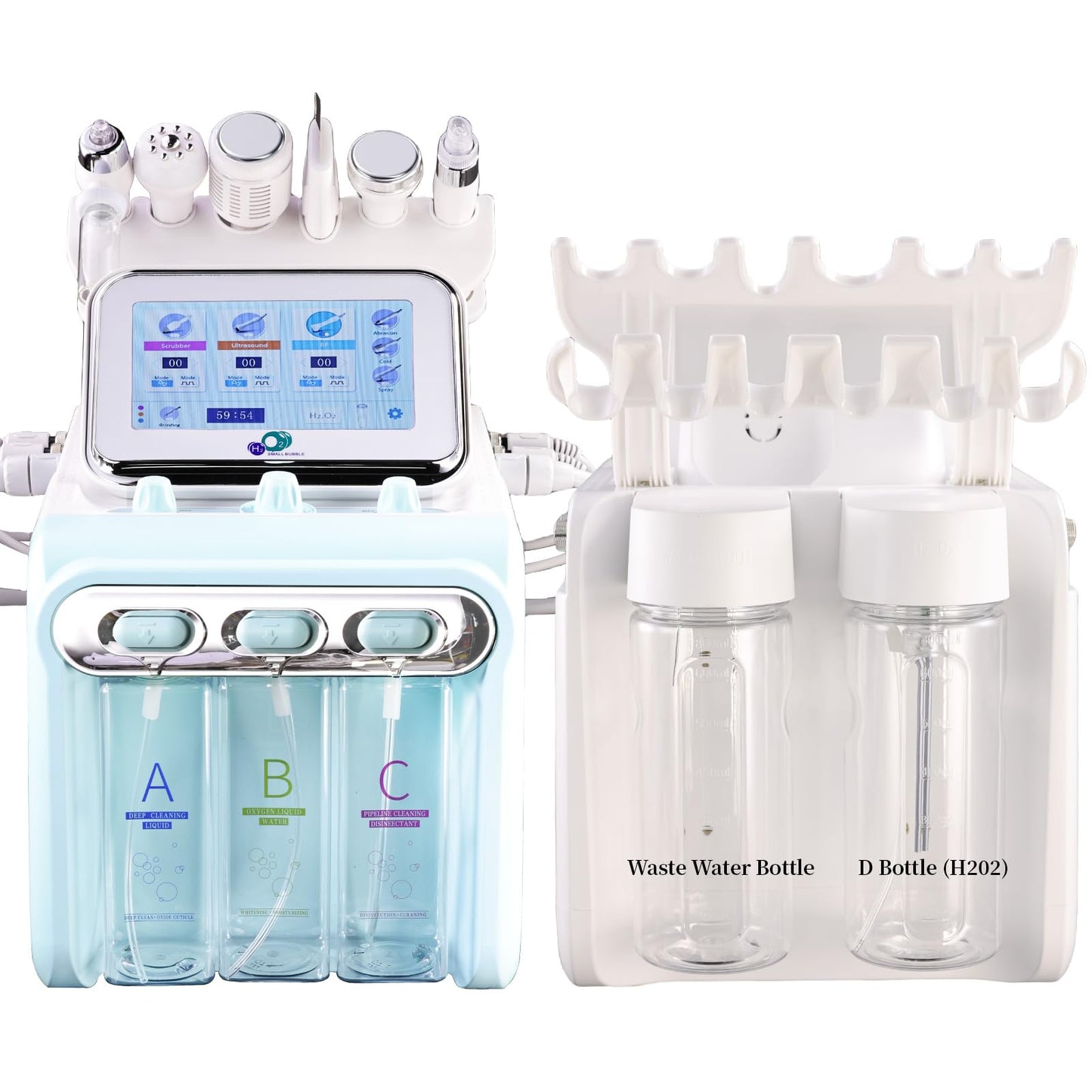 Hydrogen Oxygen Facial Care Machine Professional 6 in 1 Machine, Face Skin Care Devices for Home Beauty Salon