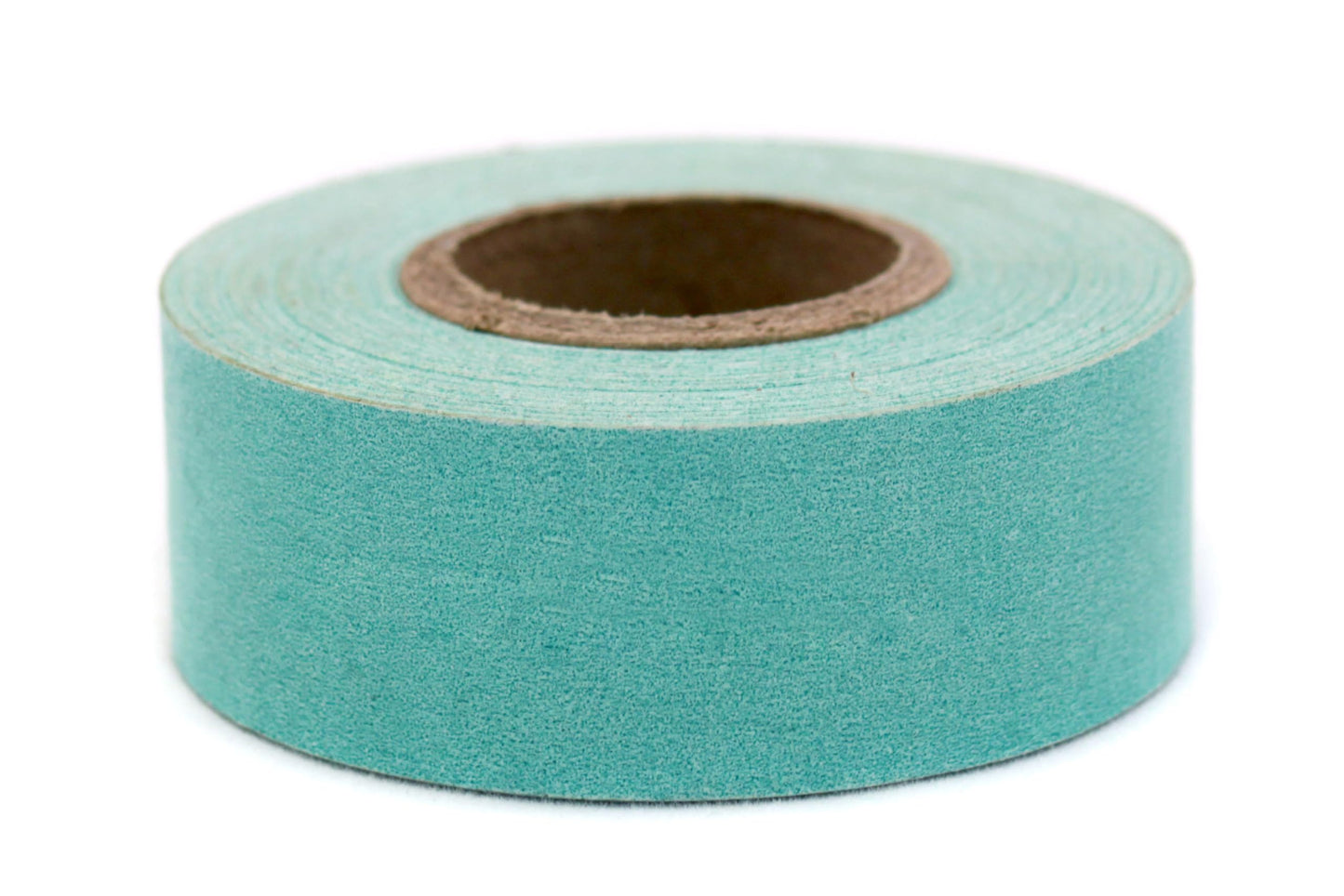 ChromaLabel 1 Inch Colored Masking Tape, Ideal for Kids, Clean Removal Wide Washi Tape - 500 Inch Roll (13.88 Yards) Aqua