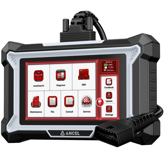 ANCEL DS100 OBD2 Scanner: Fix Check Engine, ABS, SRS & Transmission Issues with 7 Resets (Oil/Brake/BMS/SAS/ABS Bleeding/Throttle/Gear Learning), Lifetime Updates, Code Reader for All Cars 1996+